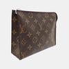 [Б/У] Poche Toilette 19 Классическая Monogram Универсальная Портативная Холщовая Сумка-косметичка Клатч - Очень Хорошее Состояние #34DEBZ