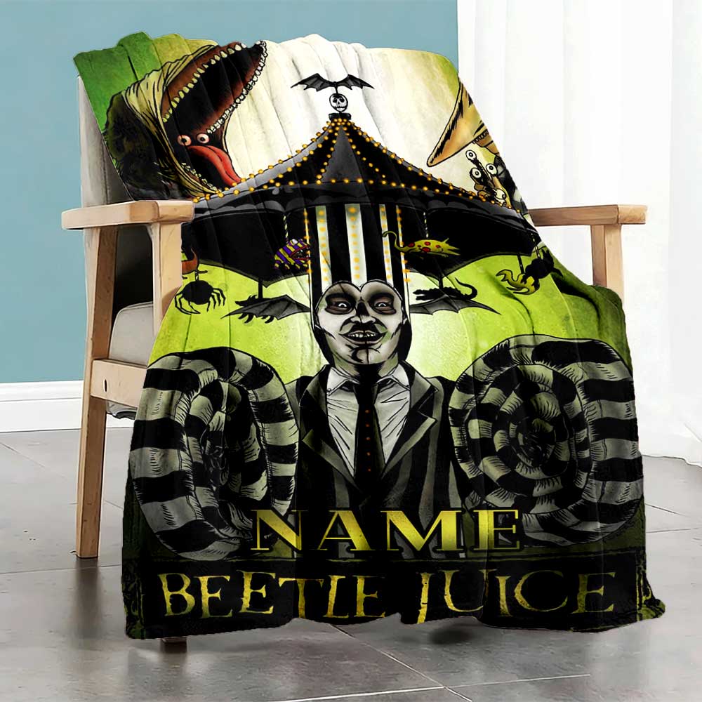 Warnermedia (2) Customize Your Name Blanket Gift Personalized Blanket Soft & Cozy for Bedding Sofa Picnics Seaside for All Occasions
