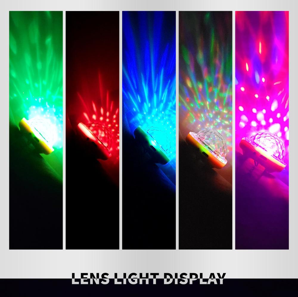 RGB Носимый Диско Сценический Свет USB Звуковое Управление Светодиодный Наручный Свет с Цветным Миганием для Детской Вечеринки KTV Бара Домашнего Декора