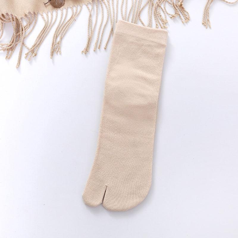 1 пара однотонных кимоно для пары, шлепанцы, носки-таби, сандалии с раздельным носком, хлопковые носки с двумя носками