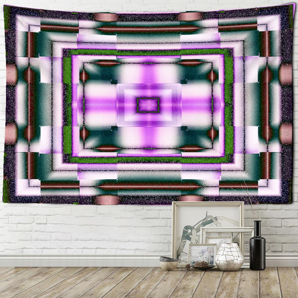 Красочный гобелен с мандалой, настенный гобелен в богемном стиле, психоделический колдовство, тапиз, хиппи, домашний декор