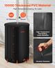 Collapsible Rain Barrel, 380 L Portable Rain Water Collection Barrel, 1000D PVC Rainwater Collection System, Garden Water Catcher Tank Storage