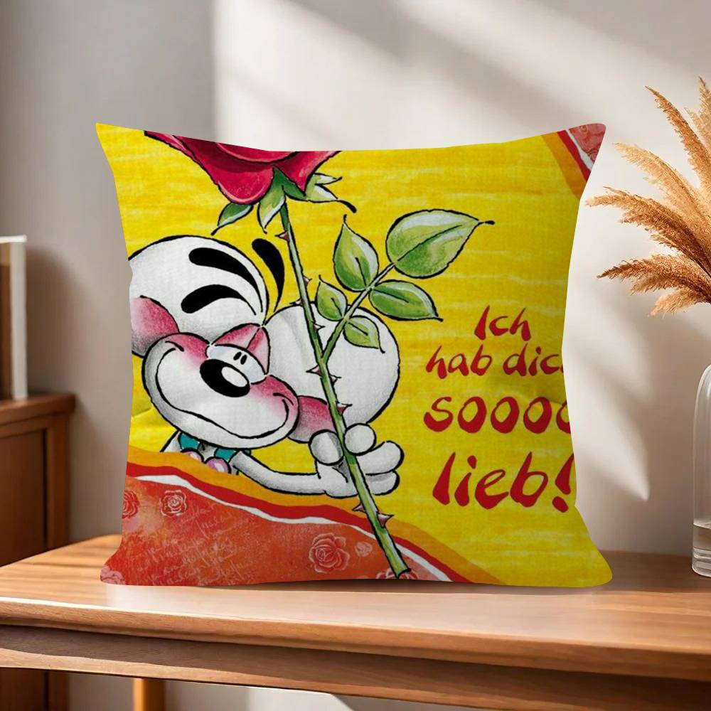 Cartoon DDiddl love cute kawaii Pillowcase toon Gift Cushion Cover Bedroom Home Sofa Chair Seat Decor pillow case