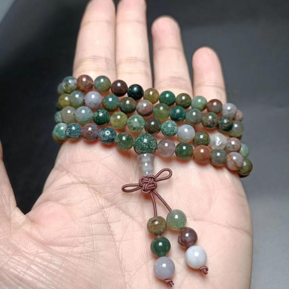 15-40 шт. 4-12 мм индийский агат натуральный камень круглые бусины DIY ожерелье серьги аксессуары для изготовления ювелирных изделий