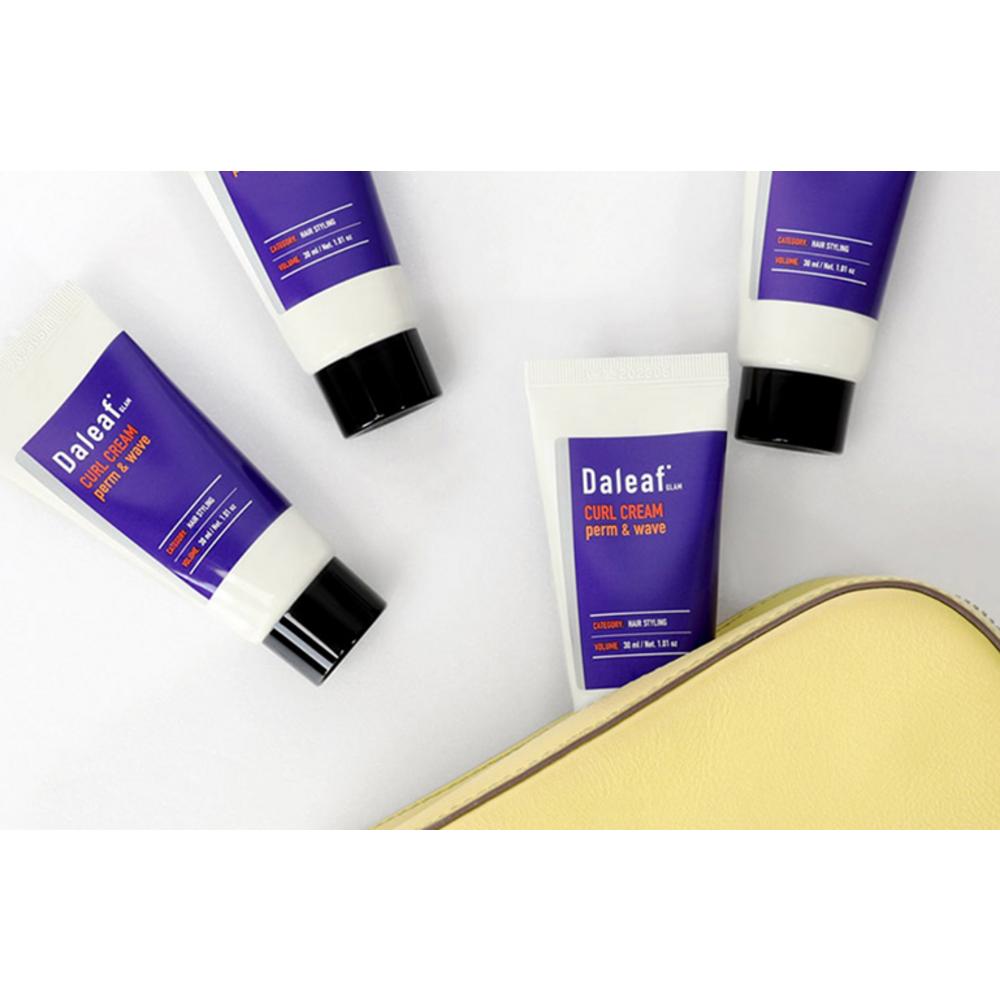 Dalif Glam Styling Hair Fixer 200ml + Curl Cream 30ml, 1 Set