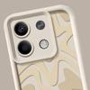 Цветной полосатый текстурированный чехол для телефона для Xiaomi 13T Pro 11T Poco F6 X6 Redmi Note 13 4G 12 11 Pro 10, мягкий противоударный защитный силиконовый чехол для объектива