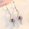 1 Pair Women Earrings Shiny Rhinestone Great Stickiness High Quality Drop Earrings