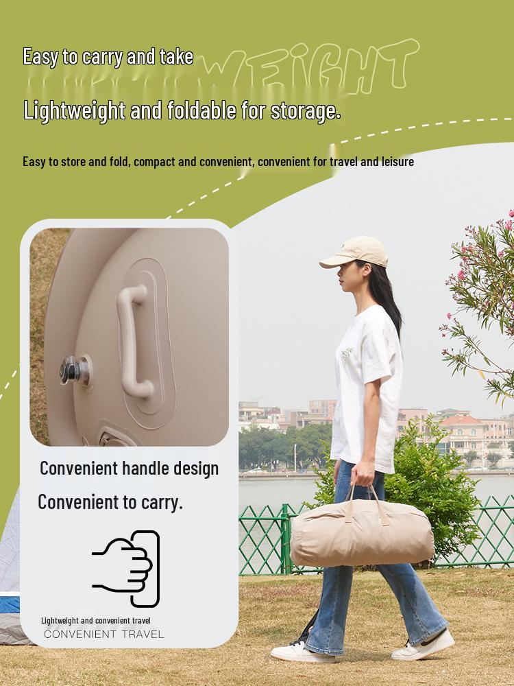 Автоматический надувной уличный диван-реклайнер - Подушка для медитации "Нулевая гравитация"