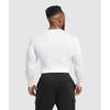 Gymshark Ribbed Long Sleeve T shirT whiTe A6a2f Wb57