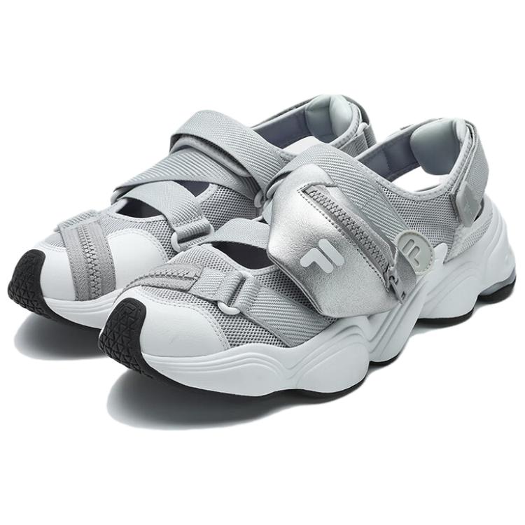 Fila Fusion Стойкие Удобные Прочные Пляжные Сандалии Женские Сандалии Серый Белый T12W421404FLB