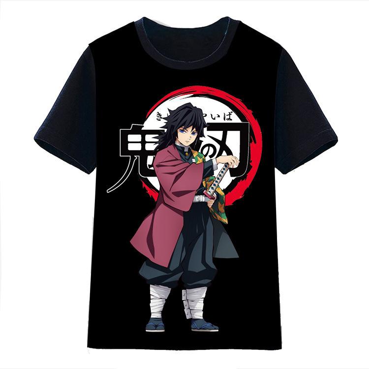 Детские футболки, футболка для мальчиков с рисунком аниме, футболка с 3D-принтом, модные повседневные топы с принтом, летняя одежда с короткими рукавами