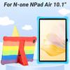 Мягкий силиконовый чехол для N-one NPad Air Case, детский защитный чехол для планшета 10,1 дюйма, подставка для планшета с 4 противоударными подушками безопасности