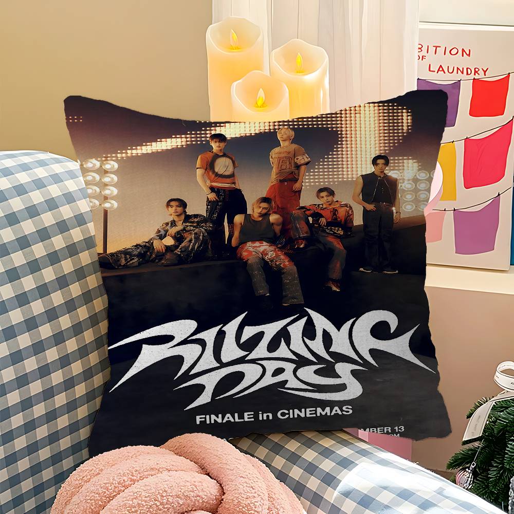 Kpop группа R-RiizeS Наволочка для подушки Полиэстер Подушки для дивана Декоративные пледовые подушки Украшение для дома Наволочка