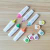 6-Color Large Capacity Fluorescent Glitter Pens with Oblique Tips for Journaling and DIY Projects