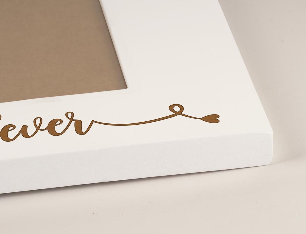 Дорогой сувенир, сделанный с любовью, настольная фоторамка с гравировкой, деревянная любовь между матерью и сыном навсегда, цитаты, белая фоторамка