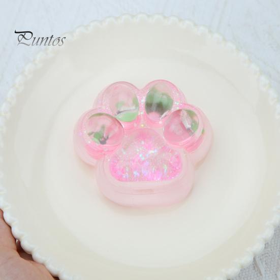 Игрушка-лапка для кошки в виде розовой клубники, игрушка-лапка для снятия стресса, сенсорная игрушка для детей, подростков и взрослых, мягкая игрушка-лапка для снятия стресса из термопластичной резины
