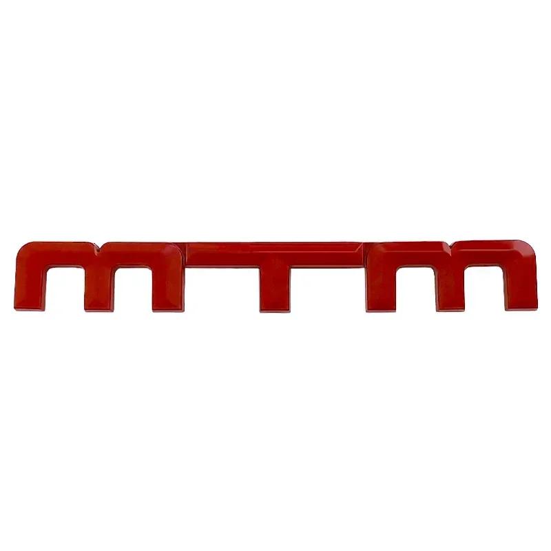 1 шт. 3D Металлический логотип MTM Боковой значок на кузов автомобиля Наклейка на эмблему заднего багажника для Golf Passat Jetta Touareg Tiguan Polo CC Bora