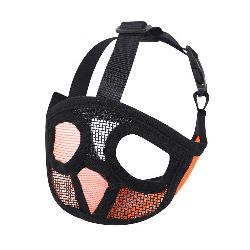 Сетчатый регулируемый намордник для собак с плоской мордой