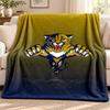 Florida Panthers blanket Flannel Blanket Soft Cozy Plush Throw for Sofa Bed Lightweight Home Decoration Outdoor camping