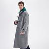 NVG·YOUNG Men's Winter Wool Blend Long Stand Collar Toggle Coat