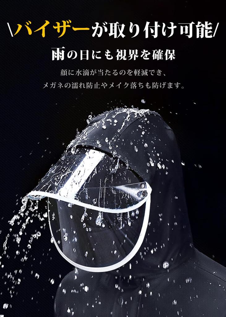 Top and Bottom Rain Outdoor Breathable Super Increases Moisture Water Detachable Protects Against Rainy For Storage Bag Included [VAVACO] Rainwear,