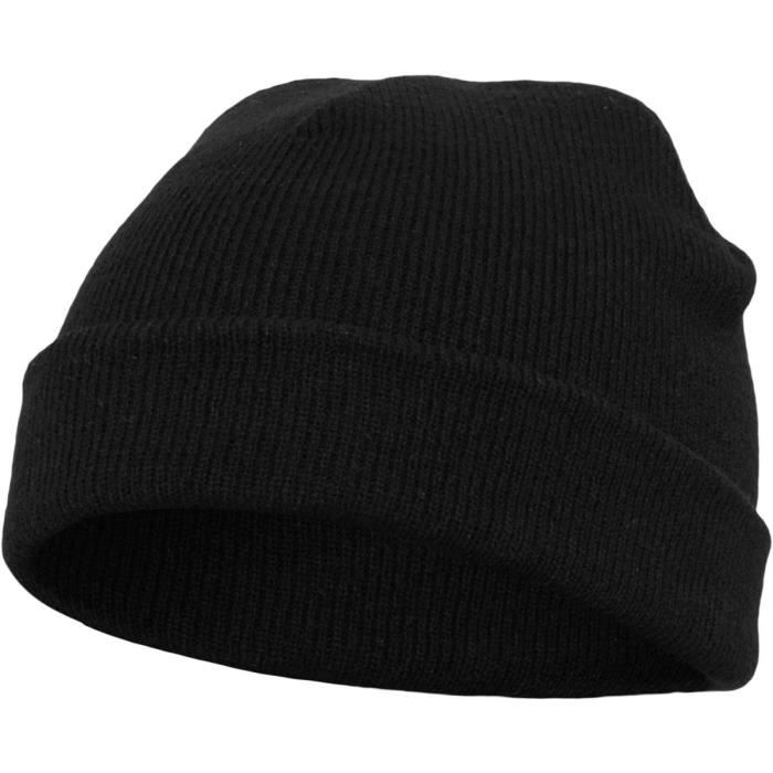 Bonnet - YUPOONG - Heavyweight - Noir - 100% Acrylique - Hiver
