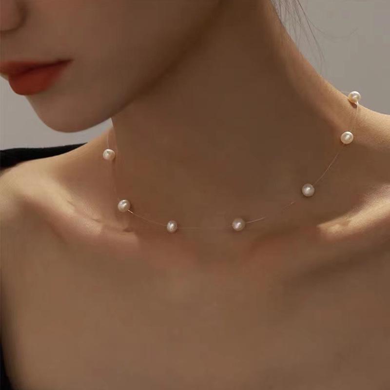 Versatile Pearl Clavicle Necklace for Women - Summer Simple Light Luxury Temperament