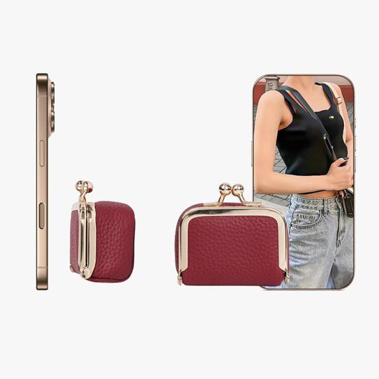 Женский мини-кошелек для монет, ювелирный мешочек, однотонный, с замком-поцелуем, кошелек для мелочи, маленькая сумка для хранения ключей, монет, даты, покупок