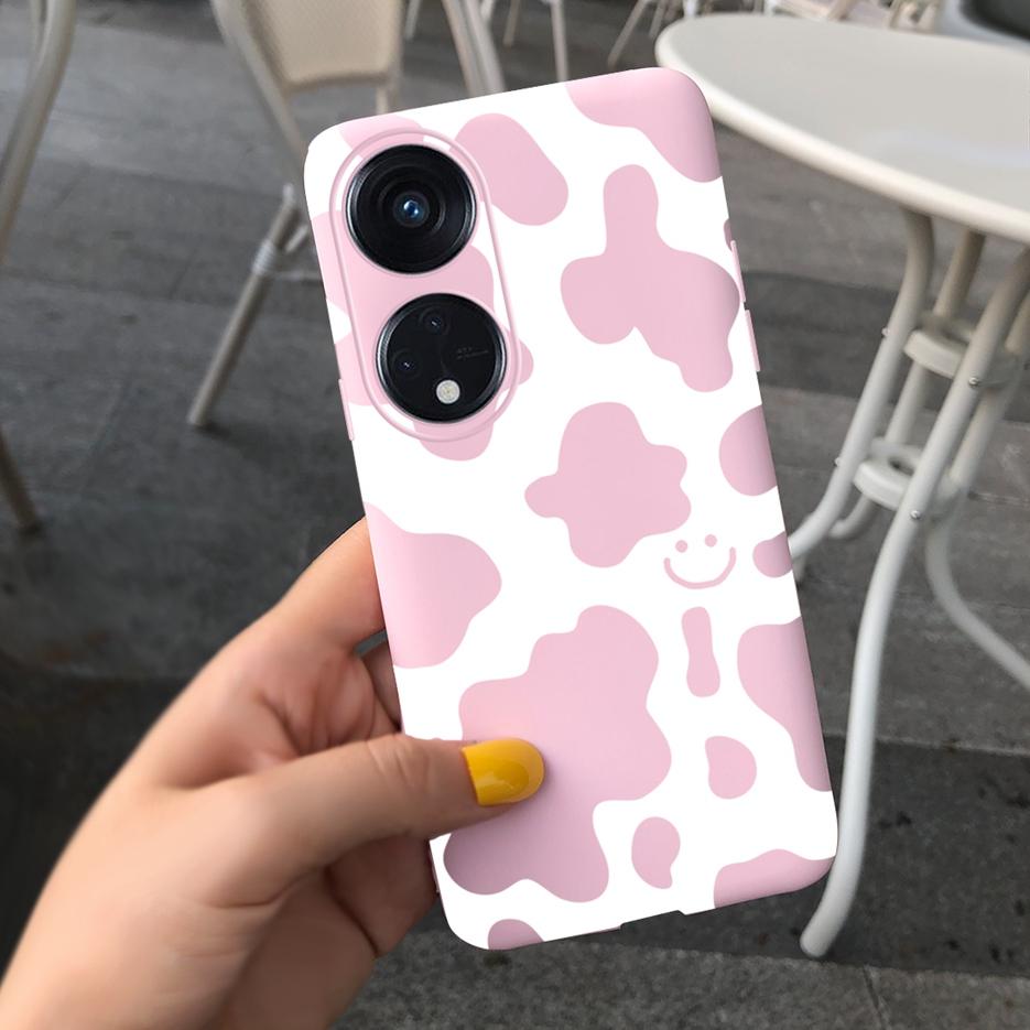 For Oppo Reno 8T 4G Case CPH2481 Luxury Art Printed Cover Silicone Soft TPU Phonw Case For Oppo Reno8 T 5G Reno 8T Reno8T Bumper