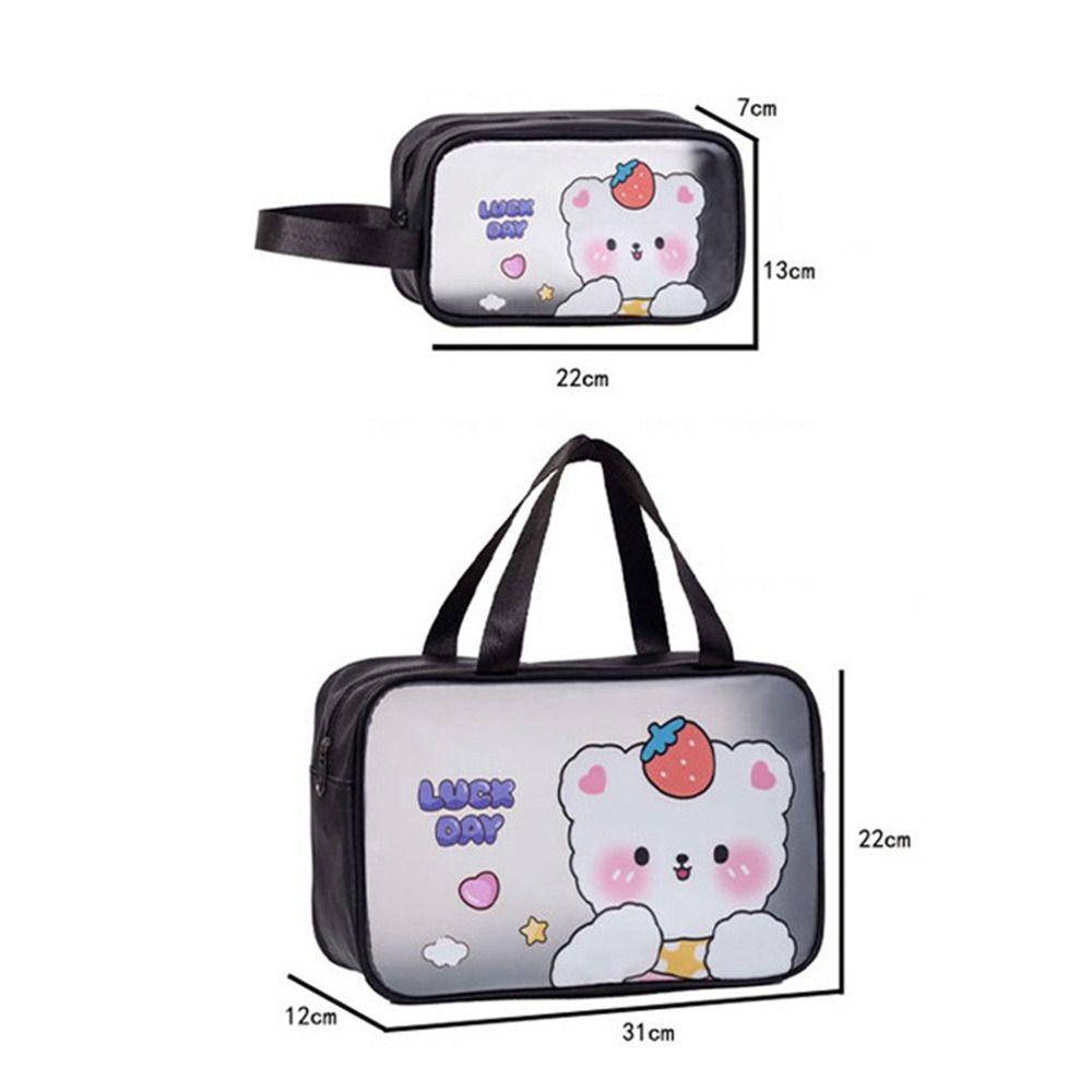 ПВХ мультяшная косметичка прозрачная косметичка дорожная сумка для хранения туалетных принадлежностей