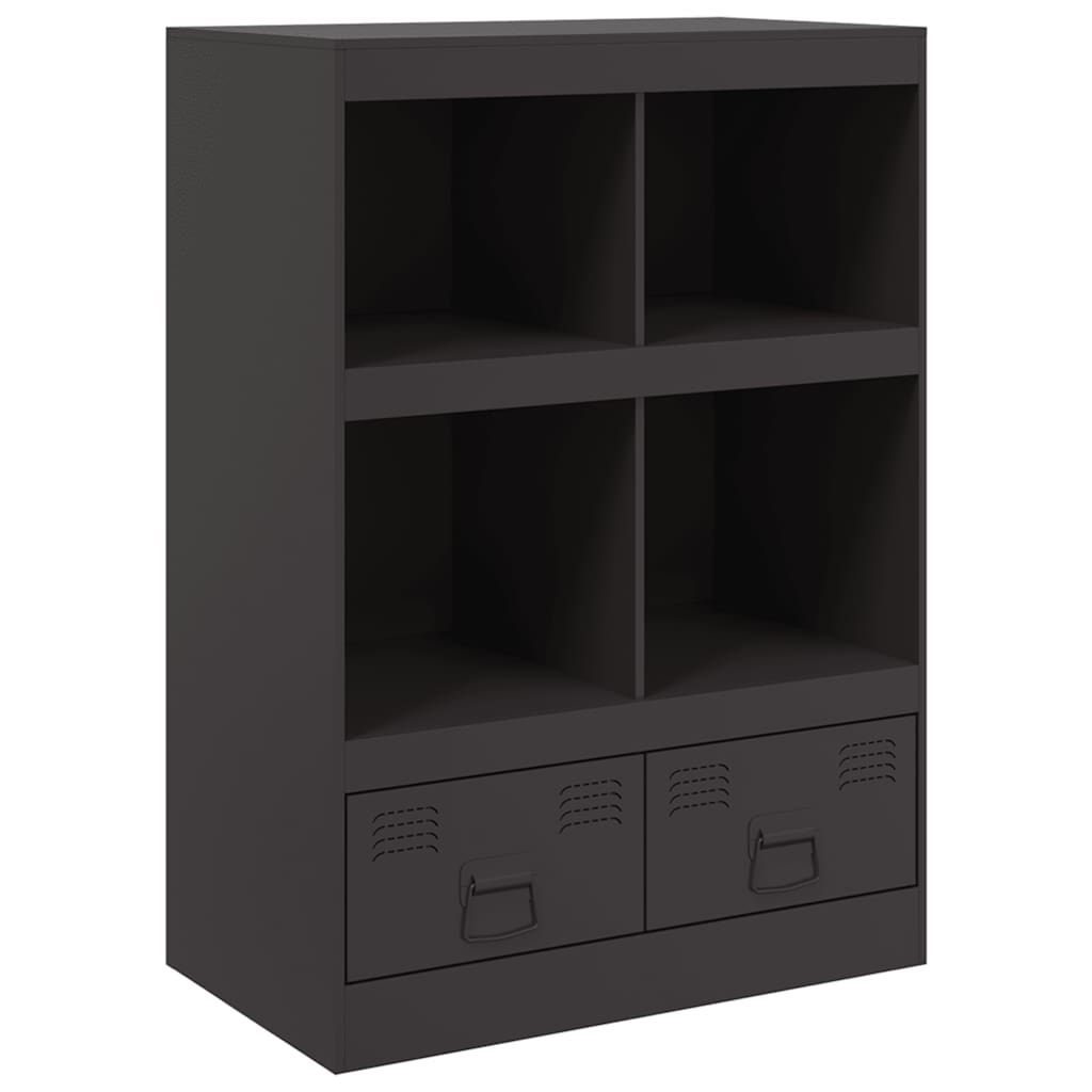 Highboard Black 67 x 39 x 95 cm Steel