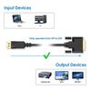 6 футов 1,8 м позолоченный Displayport Dp к Dvi-D мужской кабель-адаптер Hd 1080P