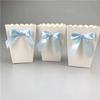 6/ 12pcs Pink Bow Popcorn Box Party Supplies Popcorn Gift Box Bags Candy Snack Snack Candy Food Container Birthday Baby Shower