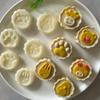 Пластиковая форма для выпечки 'Ледяная кожа', ручная форма для лунных пряников, круглая форма для пирожных с бобовой пастой, пластиковая форма для десертов для любителя кулинарии