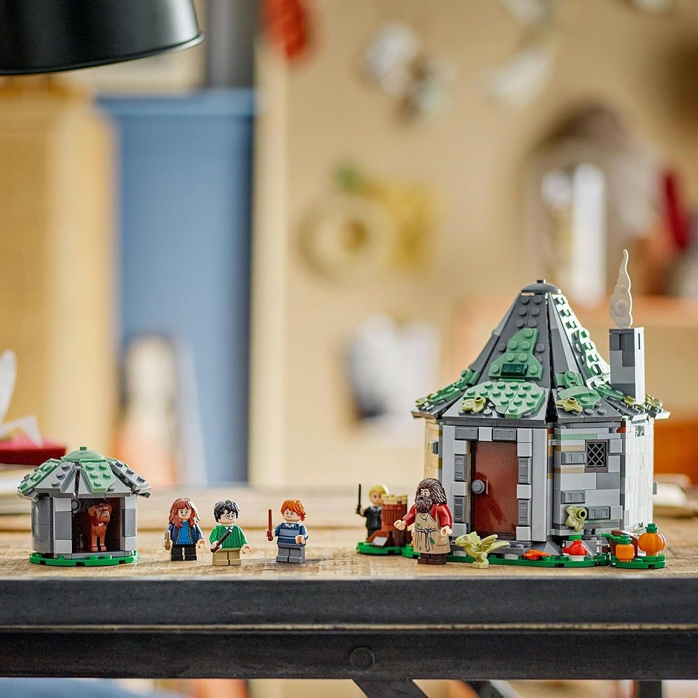 LEGO Harry Potter Хижина Хагрида: Конструктор «Незваный гость» для детей 8-10 лет, 76428