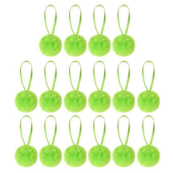 12/16 шт. пушистые рождественские шары, плюшевые искусственные меховые эльфийские шары, помпоны для рождественской елки, украшения для вечеринок