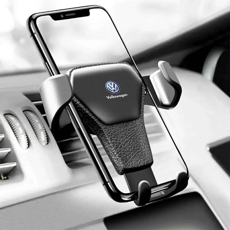 2026 Hot For Volkswagen VW 1Pcs Car Phone Holder Air Vent Clip Mount GPS Mobile Phone Stand Holder For Volkswagen Sagitar Lamand