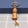 Bag Pendant Engraving Wood Carving Craft Buddha Guanyin Key Ring Keychain Keyfob Car Accessories