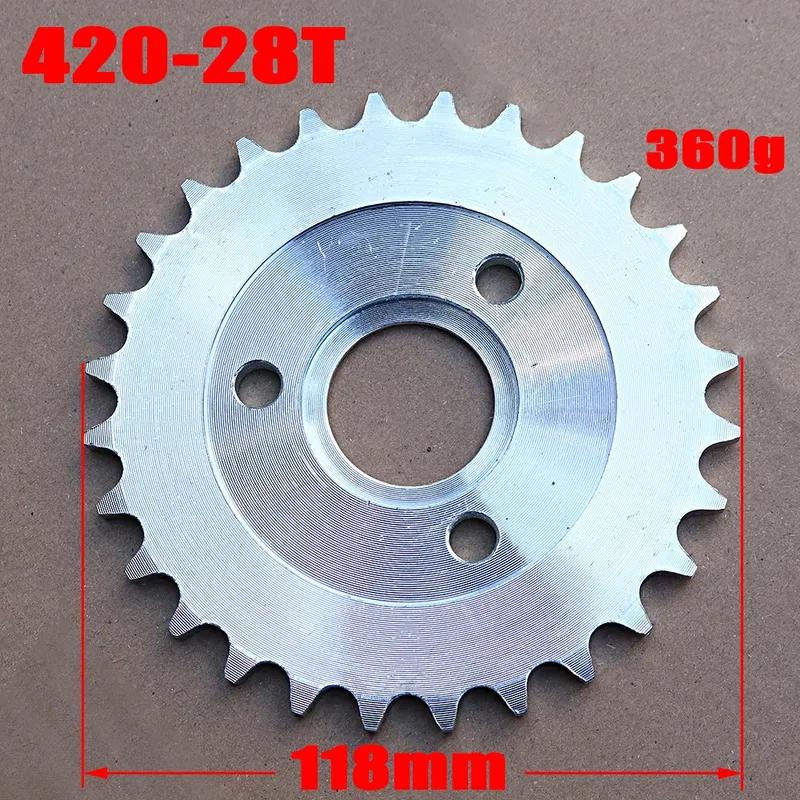 Мотоцикл 420-24T 25T 26T 27T 28T 30T Зубчатый задний диск цепи Для Honda Z50 Z50A Z50J Z50R Mini Trail Monkey Bike Универсальный