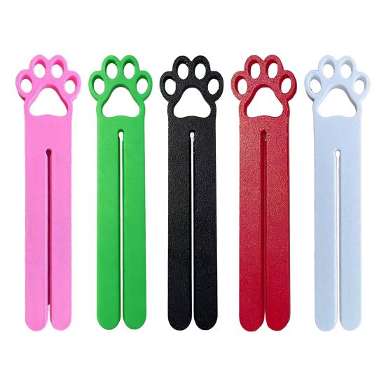 3D-печатный выдавливатель для кошачьего корма в форме лапки, Инструмент для питомцев с открытой конструкцией, Подходит для всех пакетов с кошачьим кормом и лакомствами, Цельнолитой, устойчивый к поломке, Компактный, Легко чистить