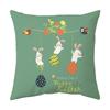 Rabbit Pillowcase Sofa Cushion Cover Office Waist Cushion Cushion Cover Can Be Made in Nordic Style