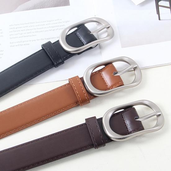 Женский ремень из искусственной кожи, регулируемый по длине, с пряжкой-штифтом, пояс для платья, рубашки, топа, модные аксессуары