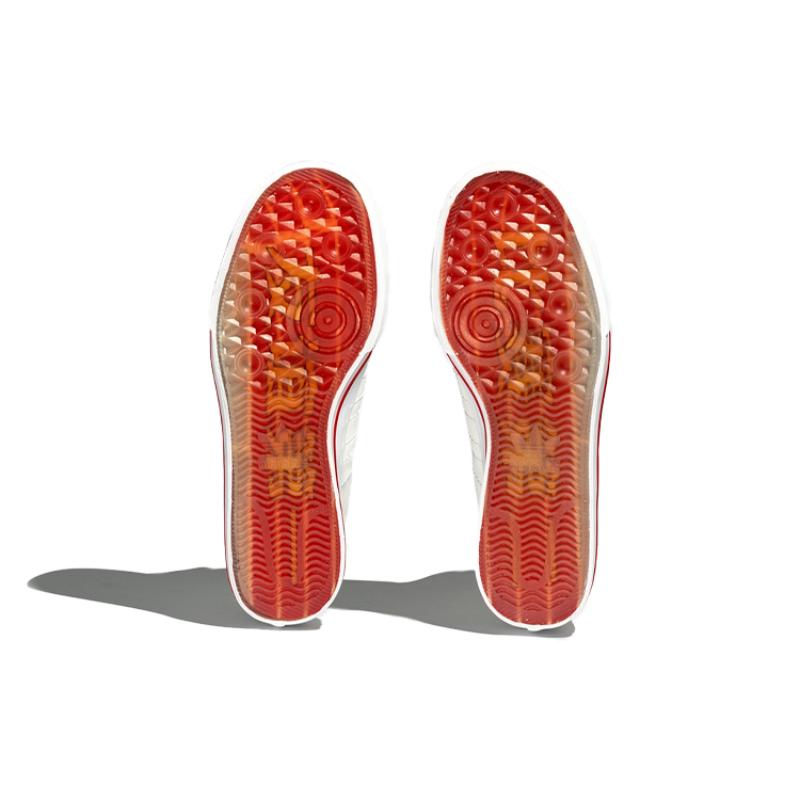 Adidas Nizza Hi Rf 'White Red' Sneakers FY5237