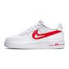 Air Force 1 GS Cut-Out Swoosh — Детские кроссовки White University Red DR7970-100