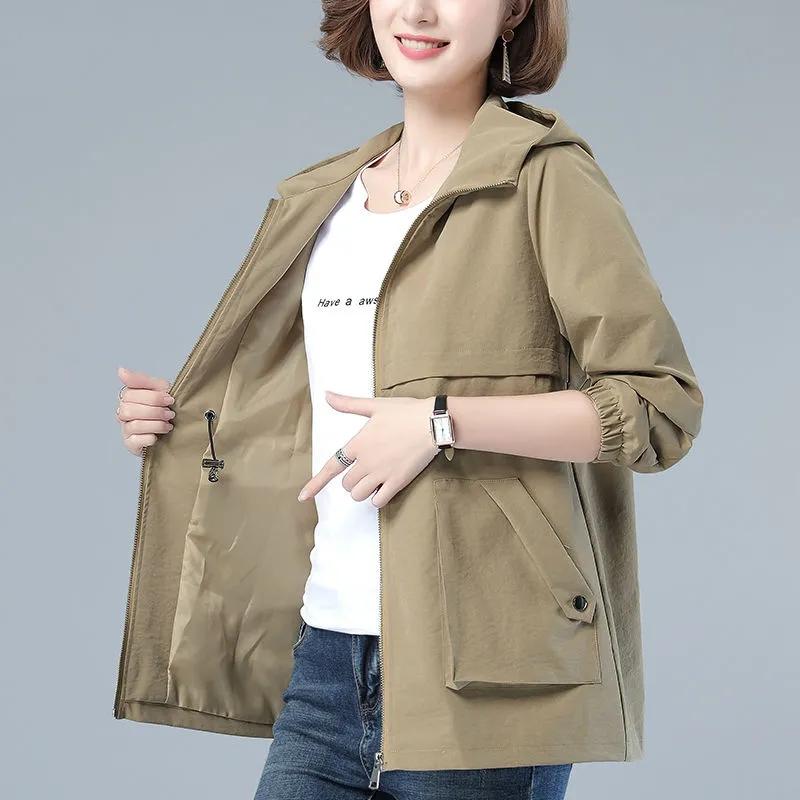 Women Cotton Padded Warm Coat Autumn Winter Hooded Loose Plus Size Casual Windbreaker Coat