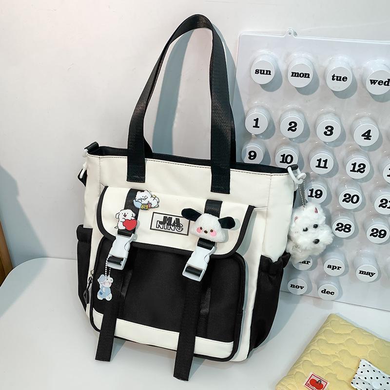 Детские школьные ранцы Ученики начальной школы Девочки Ученики средней школы Большая вместимость Высокий внешний вид Рюкзак из двух частей