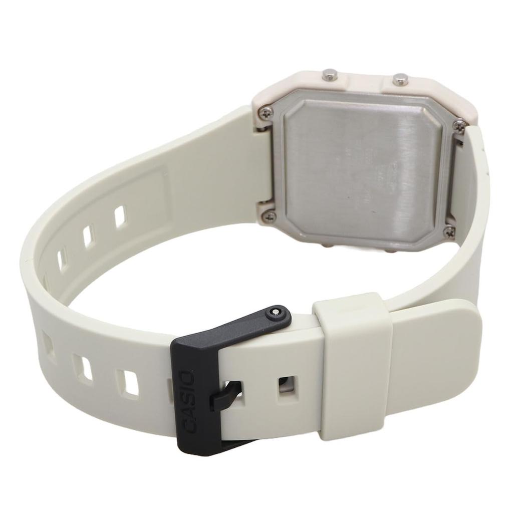 Casio Casio Casio Стандартные дешевые часы Casio Chipkashi унисекс из смолы цвета слоновой кости мужские и женские LF-20W-8A [Товар]