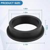 Stop Leakage O-Ring Gasket 2.15*2.15*0.54in Black Convenient