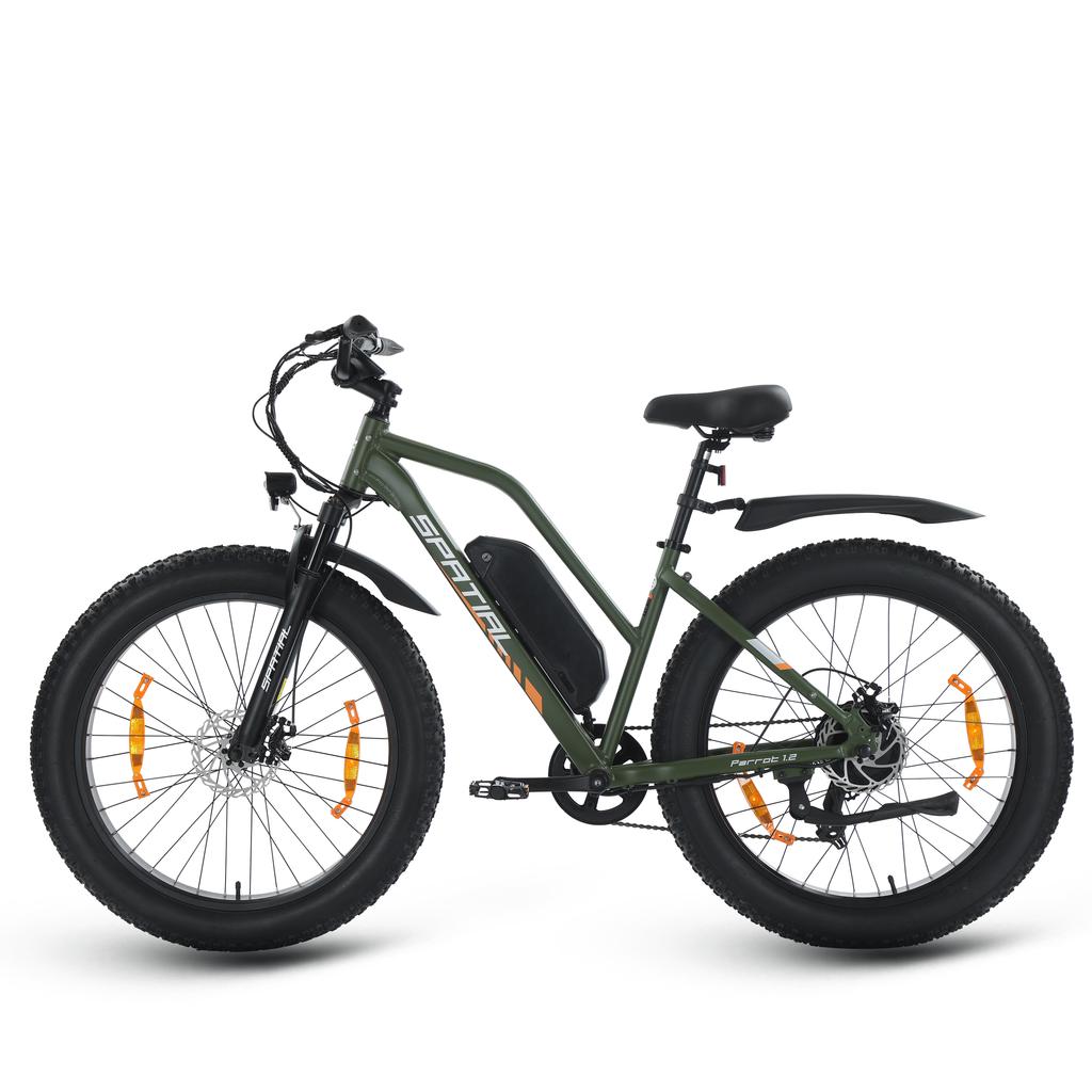 SPATIAL Parrot Женский внедорожный электровелосипед 250 Вт мотор 48 В 13 Ач батарея для катания на открытом воздухе электровелосипед 26-дюймовые вседорожные шины электрический велосипед