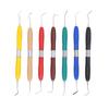 7pcs Dental Resin Filling Tools 4 Types Stainless Steel Dentist Composite Resin Fill Spatula